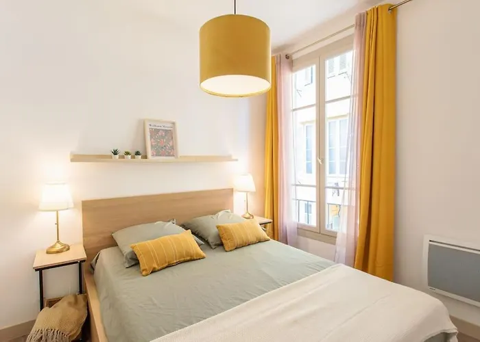 شقة #44 Staywiz Us -1 Bdr Flat Cap Ac Balcony 5mins Walk To نيس