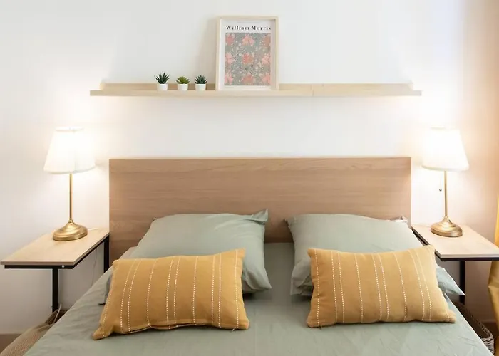 #44 Staywiz Us -1 Bdr Flat Cap Ac Balcony 5mins Walk To شقة نيس